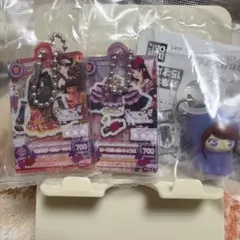 アイカツ 紫吹蘭 だれでもアイドル活動アクリルチャーム めじるしアクセサリー