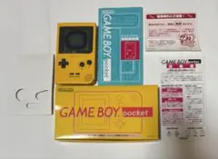 GAME BOY pocket イエロー 本体　箱説明書付き　ジャンク