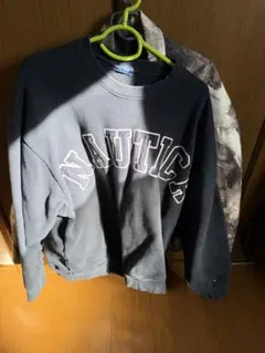 NAUTICA ブラック トレーナー