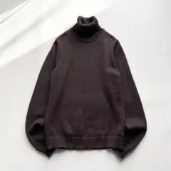 『ZANONE』5G／ミドルゲージ／ハイネックプルオーバー／44／イタリア製