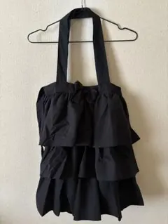 フリルトートバッグ ブラック 新品のサムネイル