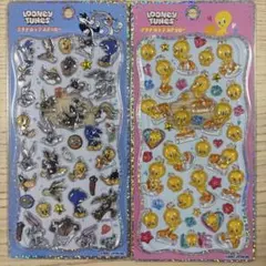 プチドロップステッカー　ルーニーテューンズ　２種