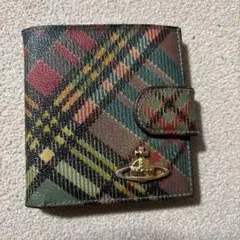 s*d様 チェック柄 二つ折り財布