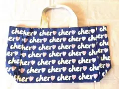 cher ロゴ ハート柄 トートバッグのサムネイル