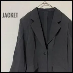 Fertie 薄手　テーラードジャケット　チャコールグレー　きれい目　カジュアル