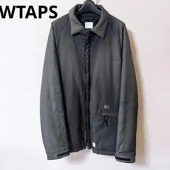 WTAPS ブラック 中綿ナイロンジャケット 中古・古着通販】WTAPS (ダブルタップス) TRACK PADDED JACKET POLY