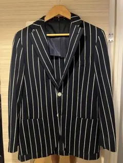 【未使用級】ブリッラペルイルグスト テーラードジャケット ウール 段返り 黒 未使用級】ブリッラペルイルグスト テーラードジャケット ウール