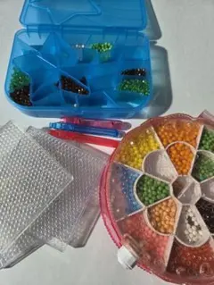 アイロンビーズ　クリスマス　セット 多色 収納ケース付き