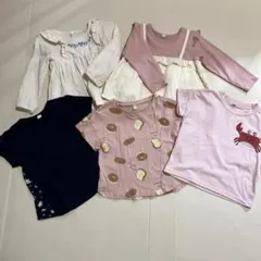 90.95.110サイズ　西松屋　トップス　まとめ売り5着セット