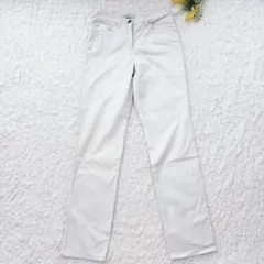 ペセリコ イタリア製 ホワイト デニム パンツ ストレッチ M ストレートのサムネイル