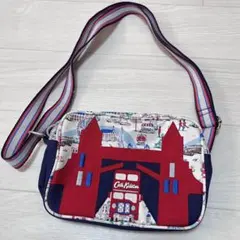 わ*か様 美品【Cath Kidston】ロンドン柄ショルダーバッグ