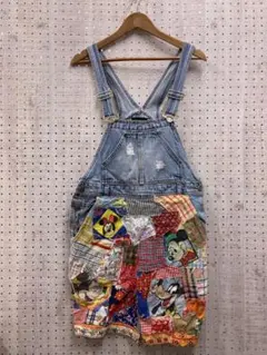 TSJ STICK JEANS アメカジ リメイク古着 デニムサロペットパンツ