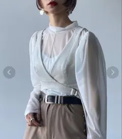 PAGEBOY フェイクレザービスチェ