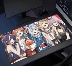 ホロライブ 白上フブキ デスクマット マウスパッド ラバーマット