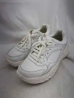 ＆UGG 1118050 ホワイト系 レザー スニーカー 24cm レディース