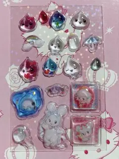 ボンボンドロップシール ぷっくりシール おすそわけ