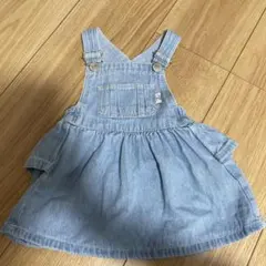 BREEZE デニムサロペットワンピース 80