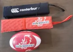 ラグビー【サンウルヴズ】シートクッション2つ・ミニボールセット