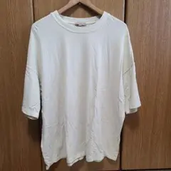 H&M クリーム色 Lサイズ 半袖Tシャツ