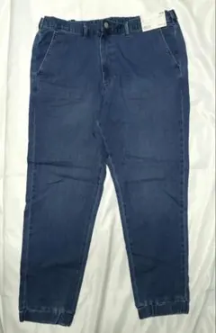 《新品・未使用》UNIQLO ジョガーパンツ（デニム）XXL 66 Blueのサムネイル