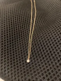 agete k18ネックレス0.1ct