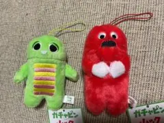 ガチャピン・ムック ぬいぐるみマスコット 2種セット