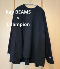 レイビームス　別注　Champion ブラック 長袖 Tシャツ M　Aラインのサムネイル