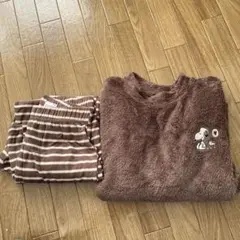 スヌーピー　フリース　パジャマ