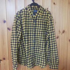 エディバウアー　ネルシャツ　XXL イエロー系