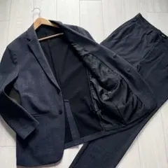 現行・極美品✨ セオリー スーツ セットアップ 洗える ストレッチ 紺