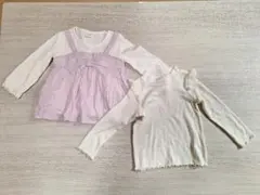 【比較的美品】赤ちゃん本舗　西松屋　カットソー　2枚セット　90 95