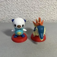 ポケモン　チョコエッグ　旅立ちの3匹　ヒノアラシ　ミジュマル　2点セット