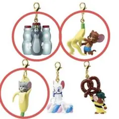 トムとジェリー　一番くじ　フィギュアチャーム　F賞　トム　ジェリー　タフィー