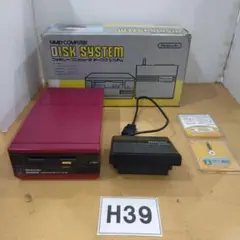 H39 任天堂 ディスクシステム本体 ディスク2枚付き ジャンク品