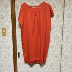 vis チュニック　ワンピースM オレンジのサムネイル