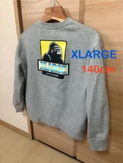 XLARGE 配色ボックスOGゴリラトレーナー 140cm
