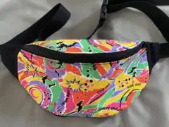 【handmade】レトロデザイン ボディバッグ/ウエストポーチ