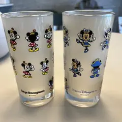 ディズニー　グラス　ミニー　2個まとめ売り