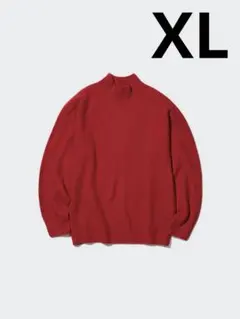 3Dスフレヤーンモックネックセーター（長袖）　XL