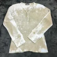 Marquinstone サーマルニットヘンリーネックカットソーM