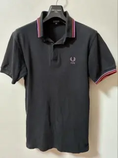 【限定コラボ】コムデギャルソン フレッドペリー ハーフジップポロシャツ 刺繍ロゴ 希少 フレッドペリー コムデギャルソンシャツ コラボ ハーフ