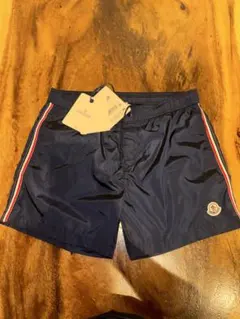 【新品】MONCLER モンクレール スイムショーツ 水着 紺 Lのサムネイル