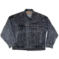Levi's　70507-4858　先染め　ブラック　ジャケット　M　USA製