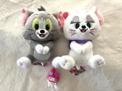 新品セットトムとジェリーキャンディスタンドミディアムぬいぐるみトゥードルス誕生日のサムネイル