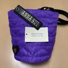 【新品未使用】ANNA SUI アナスイハピネスハートナイロンショルダーバッグ