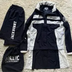 【極美品】ジャックバニー　多機能レインワンピース　レックカバー　ネイビー