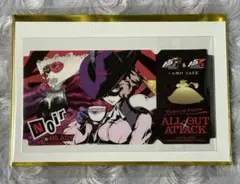 P5R P5X AMO CAFE チケット風ステッカー ノワール
