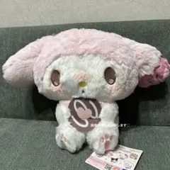 mikko × サンリオ ドーナツデザインBIGぬいぐるみ　マイメロディ
