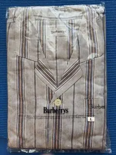 【新品・未使用】Burberrys ストライプ ルームウェア Lサイズ