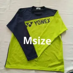 YONEX 長袖ウェア ネイビー/ライムグリーン